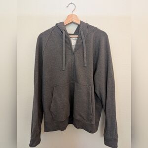 Brooklinen Gray Zip Up Sweater- The Loungewear Collection